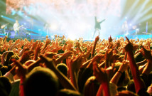 Live rock concert