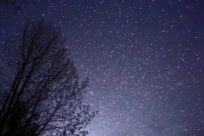 The night sky, UK 2013, Michael J Bennett
